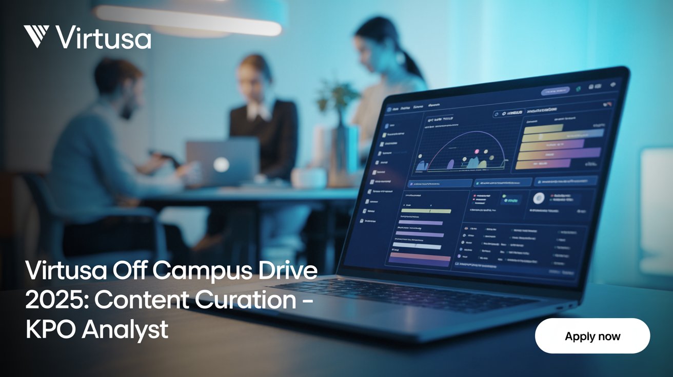 Virtusa Off Campus KPO Analyst 2025